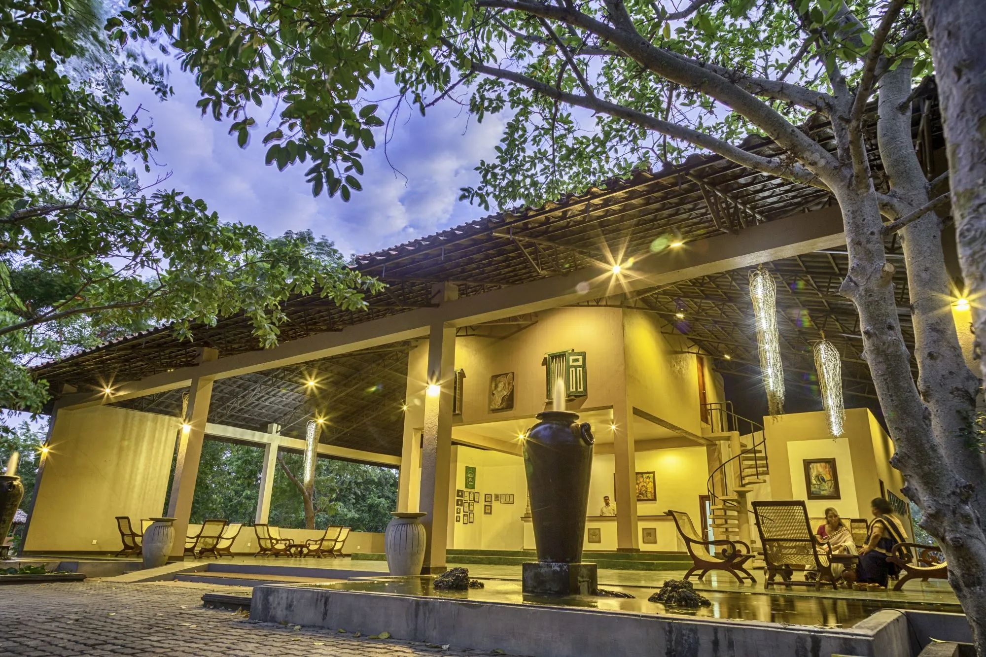 Simples Hotel in Sri Lanka im Wald